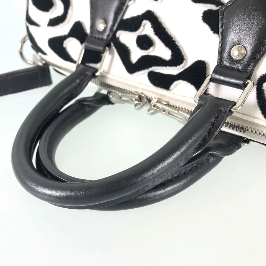 LOUIS VUITTON Monogram Tufted Speedy Bandouliere 25 LV × UF Urs Fisher Collaboration 2WAY Shoulder Handbag