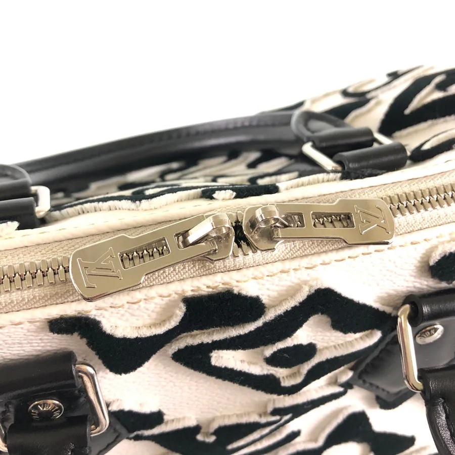 LOUIS VUITTON Monogram Tufted Speedy Bandouliere 25 LV × UF Urs Fisher Collaboration 2WAY Shoulder Handbag