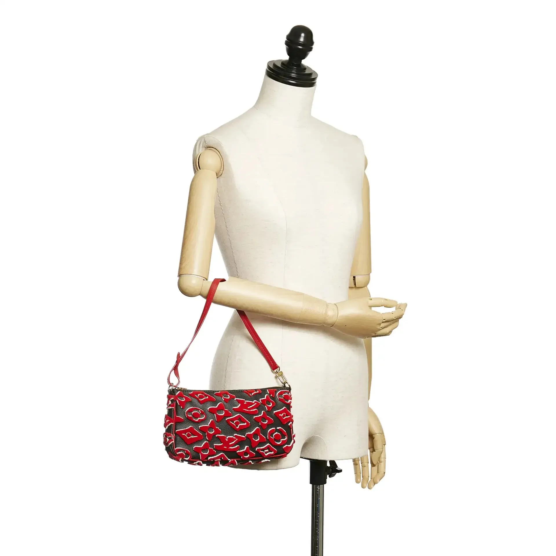 Louis Vuitton X Urs Fischer Pochette Accessoires Red Limited Edition