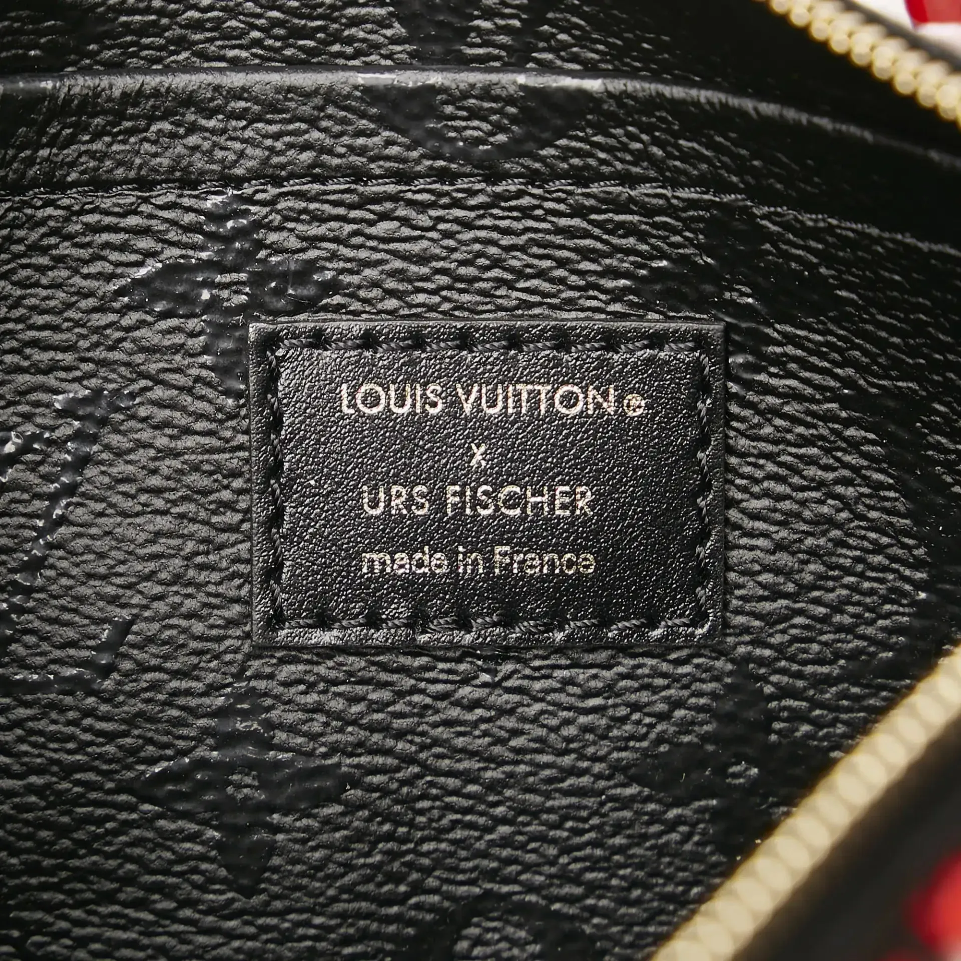 Louis Vuitton X Urs Fischer Pochette Accessoires Red Limited Edition