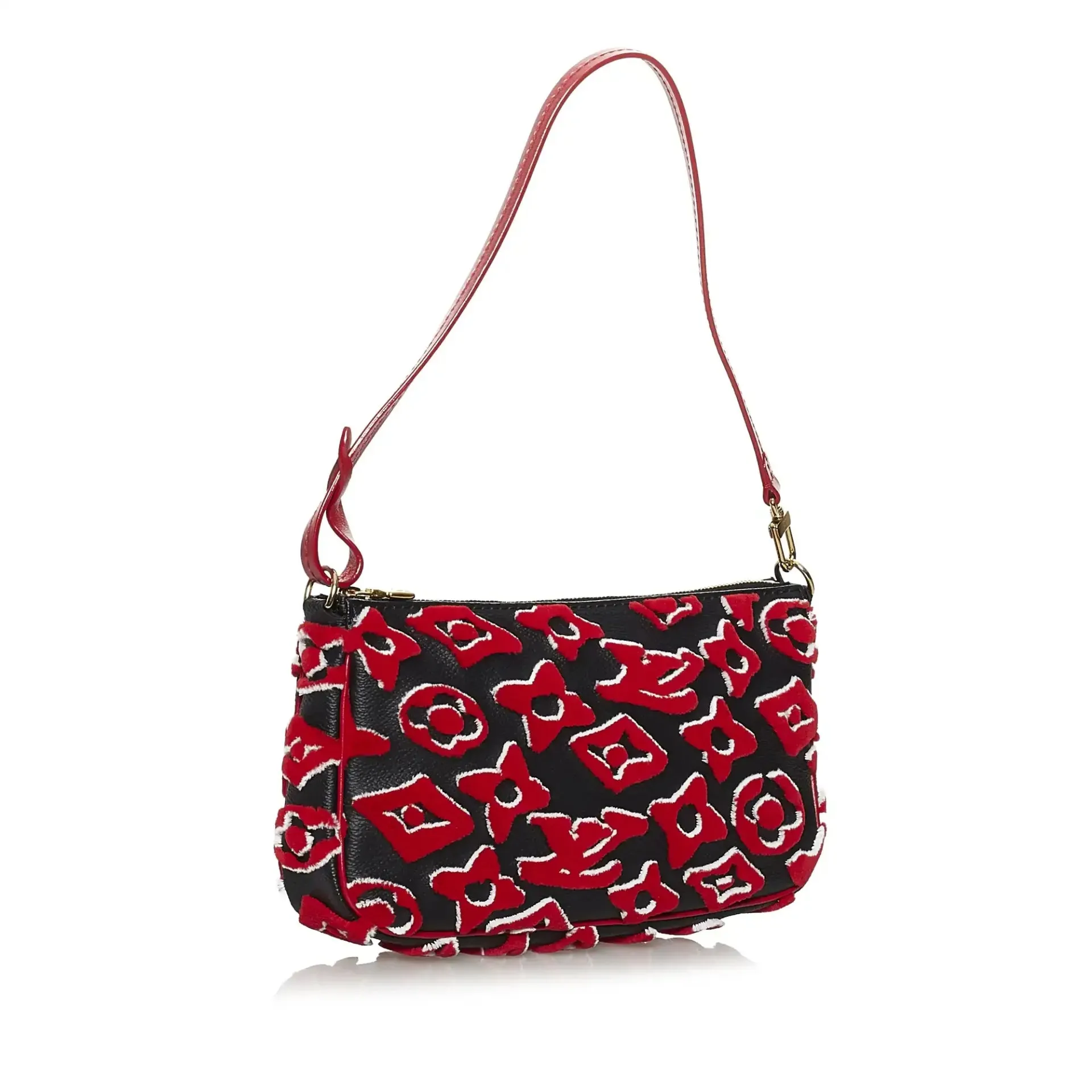 Louis Vuitton X Urs Fischer Pochette Accessoires Red Limited Edition