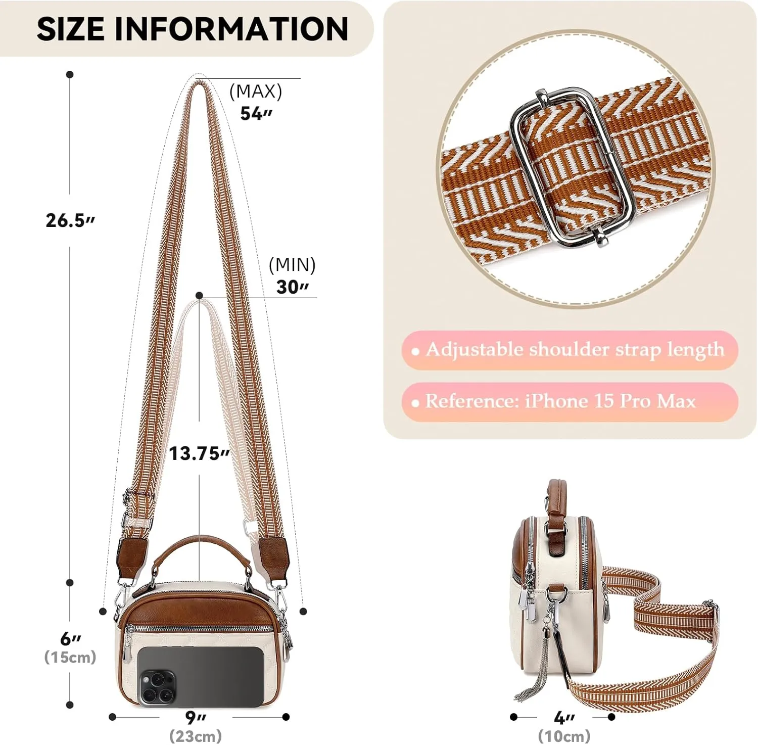 Love Deliver Crossbody Bags for Women Vegan Leather Shoulder Handbag Trendy Crossbody Purses with Adjustable Wide Strap
