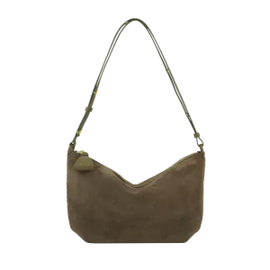 LUNA - OLIVE GREEN SUEDE