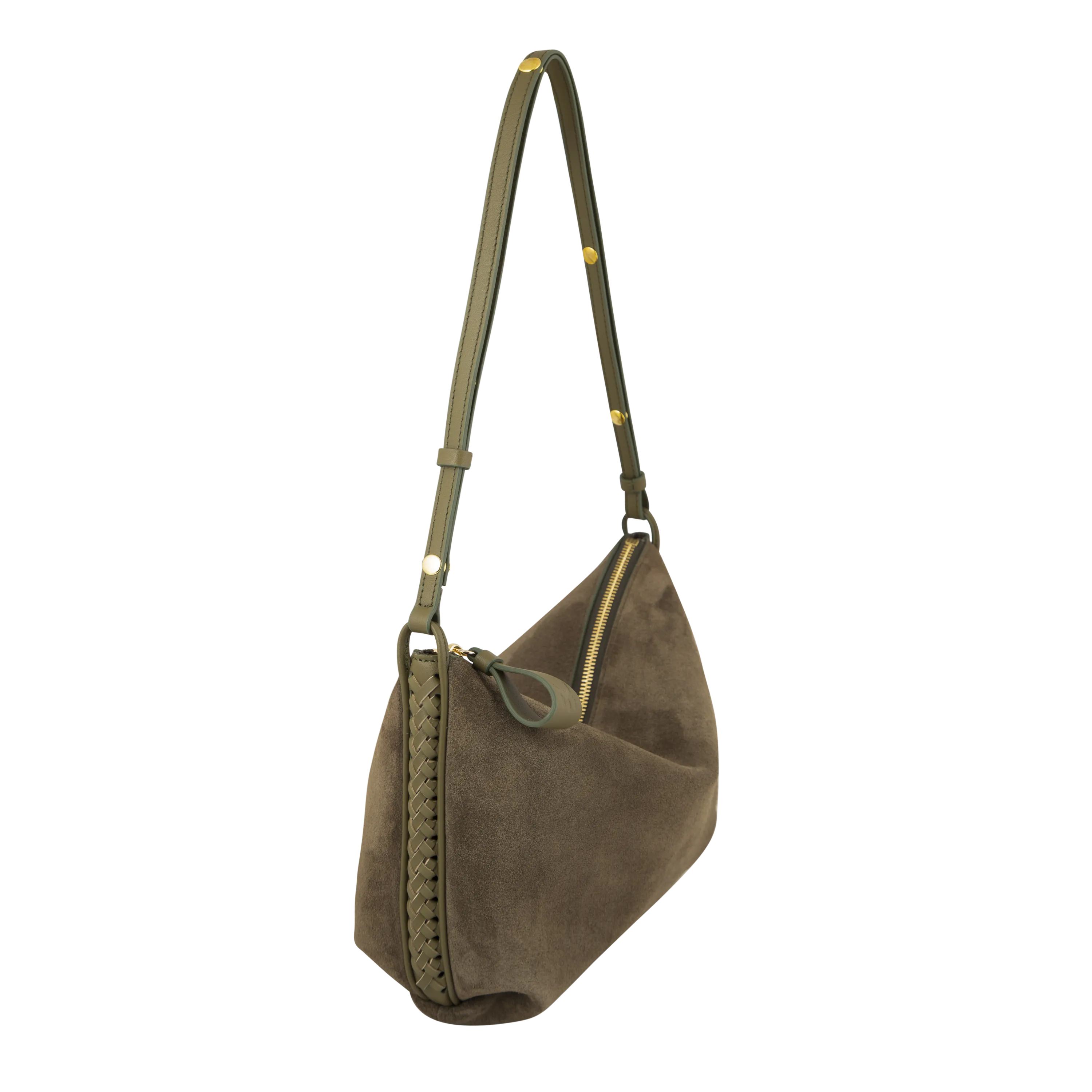 LUNA - OLIVE GREEN SUEDE