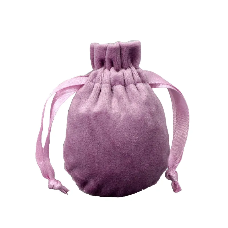 Luxury Felt Velvet Drawstring Bags 80x100mm