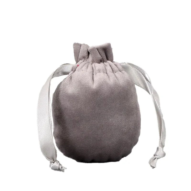 Luxury Felt Velvet Drawstring Bags 80x100mm