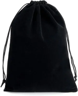 LYSXP Black Velvet bags With Drawstring 10pcs Jewelry Pouches Candy Bags Christmas Wedding Favors