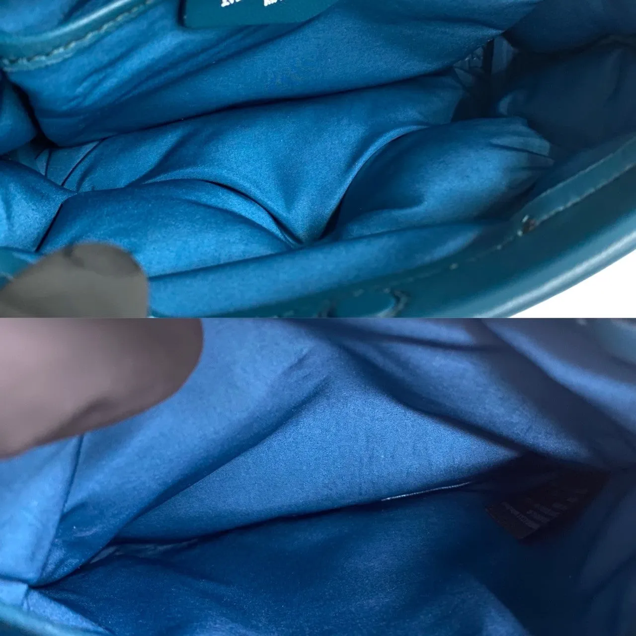 Maison Margiela  Shoulder Bag Blue Leather