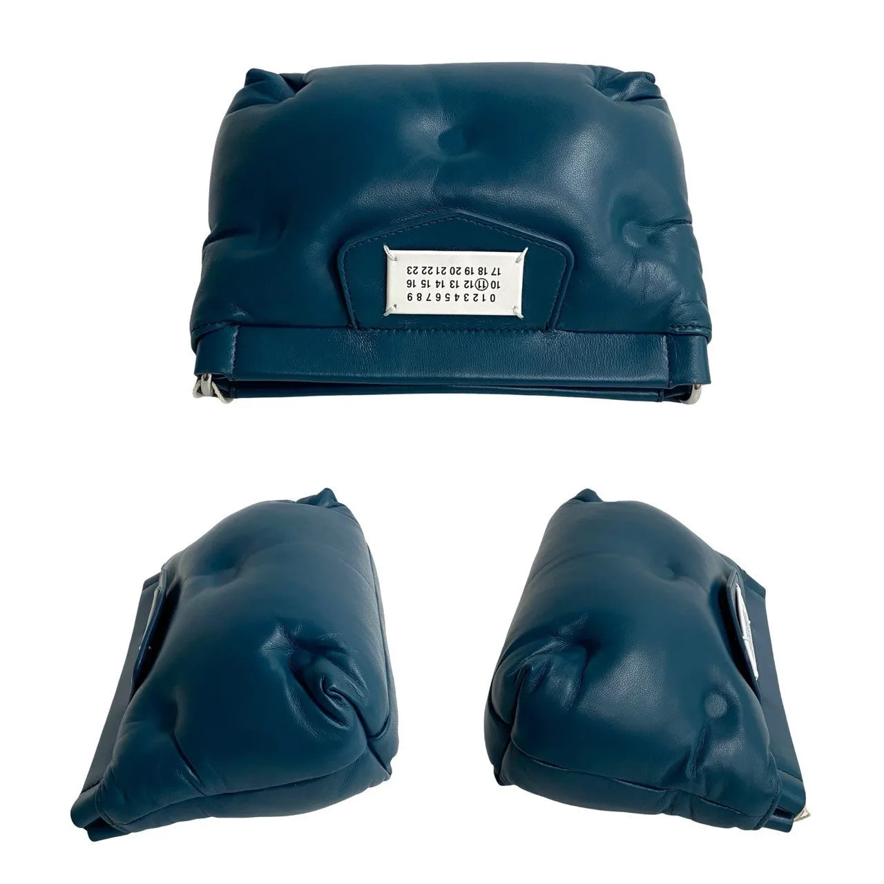 Maison Margiela  Shoulder Bag Blue Leather