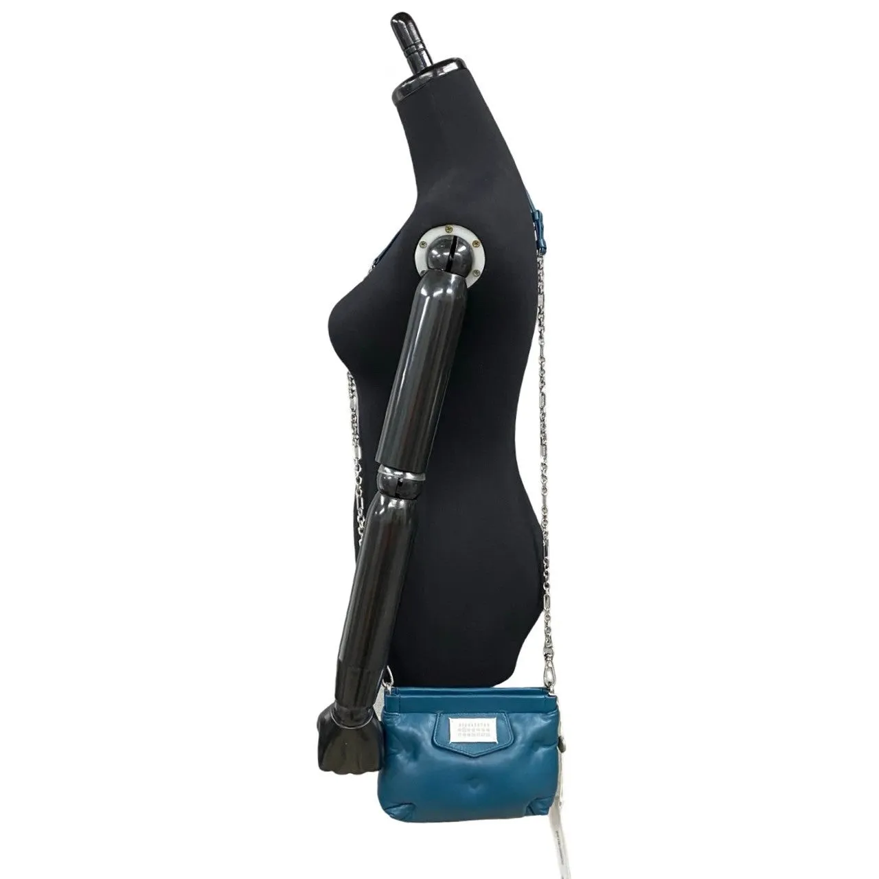 Maison Margiela  Shoulder Bag Blue Leather
