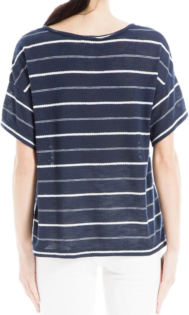 Max Studio Stripe Top