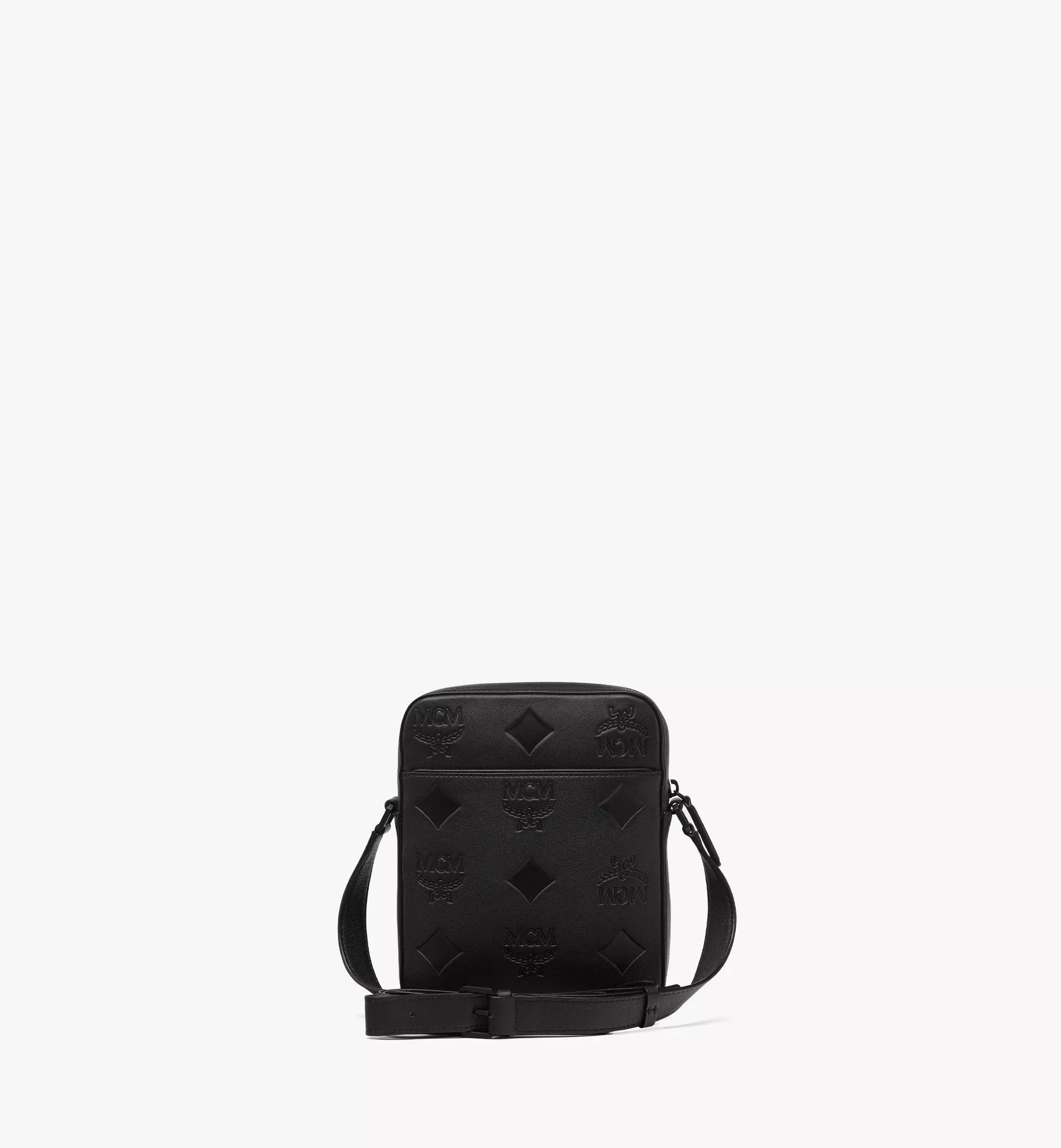 MCM Mini Klassik Maxi Monogram Leather Crossbody Bag