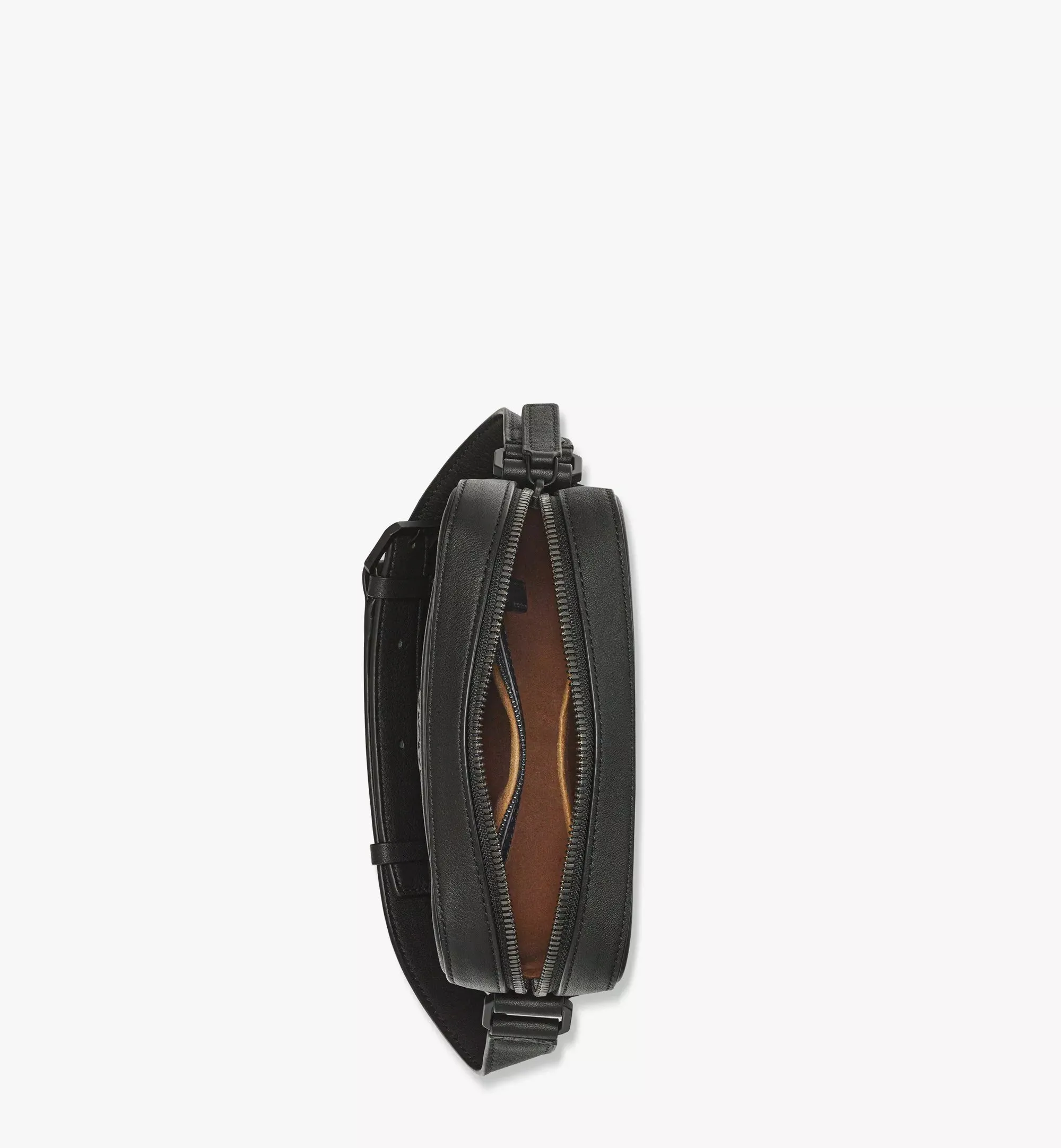 MCM Mini Klassik Maxi Monogram Leather Crossbody Bag