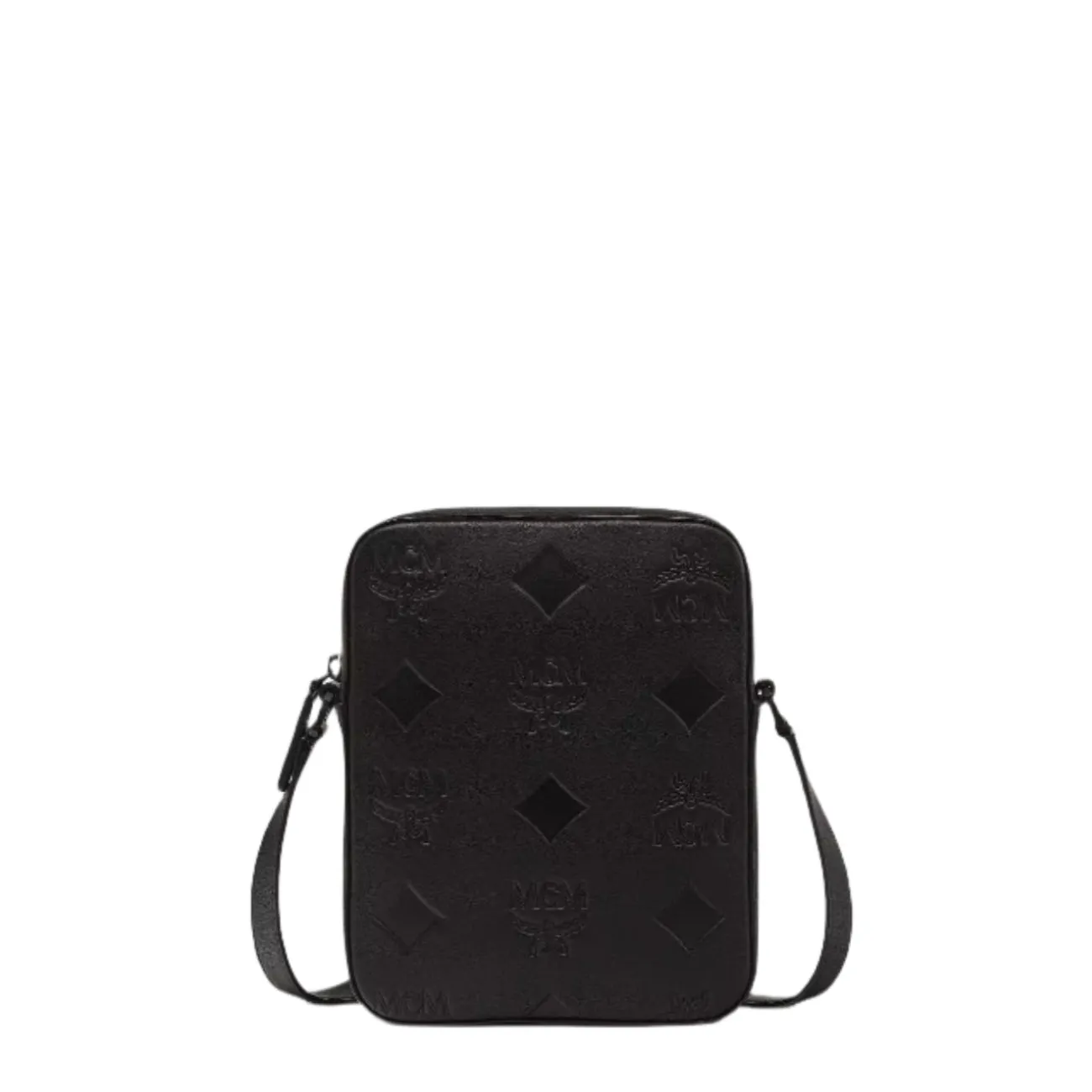 MCM Mini Klassik Maxi Monogram Leather Crossbody Bag