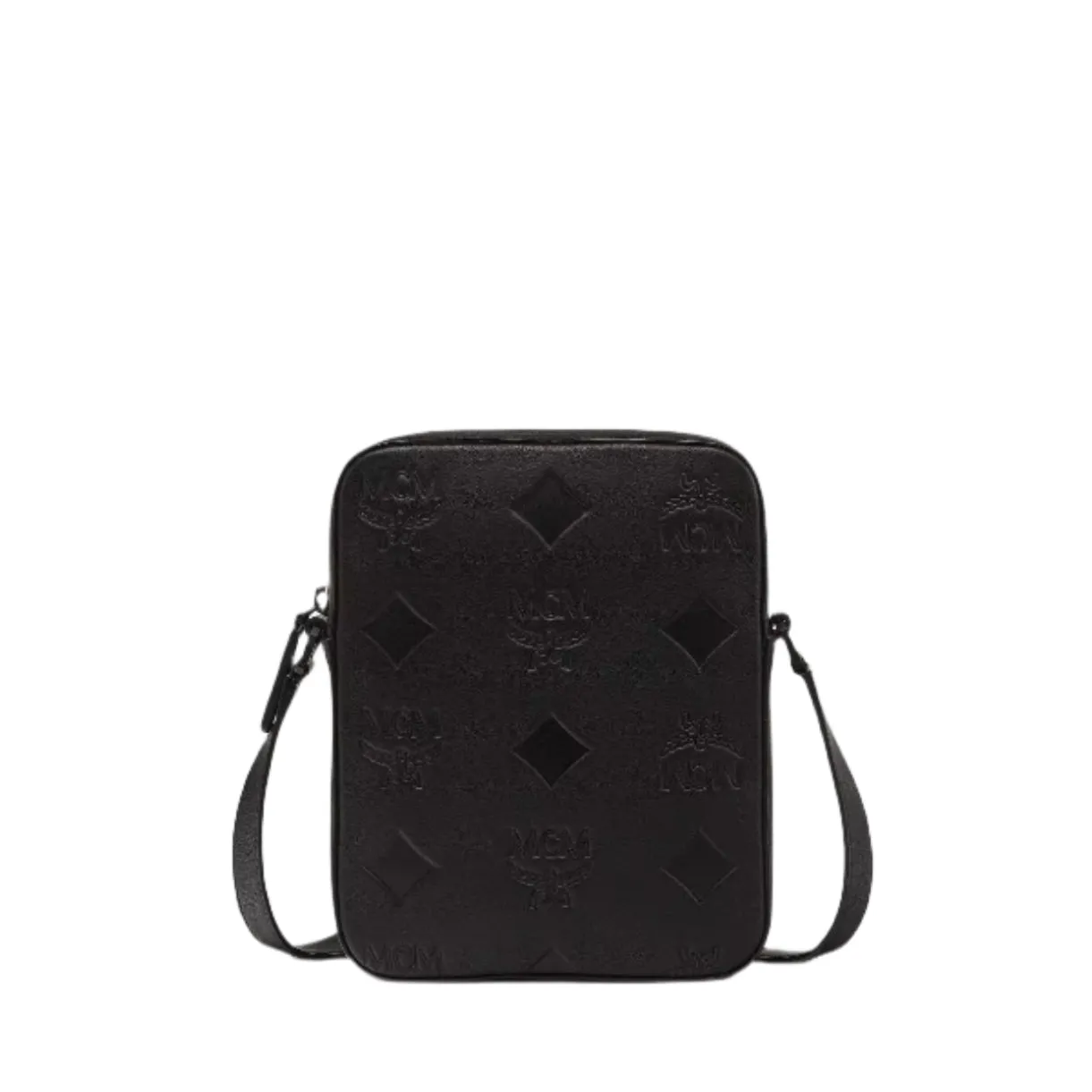 MCM Mini Klassik Maxi Monogram Leather Crossbody Bag