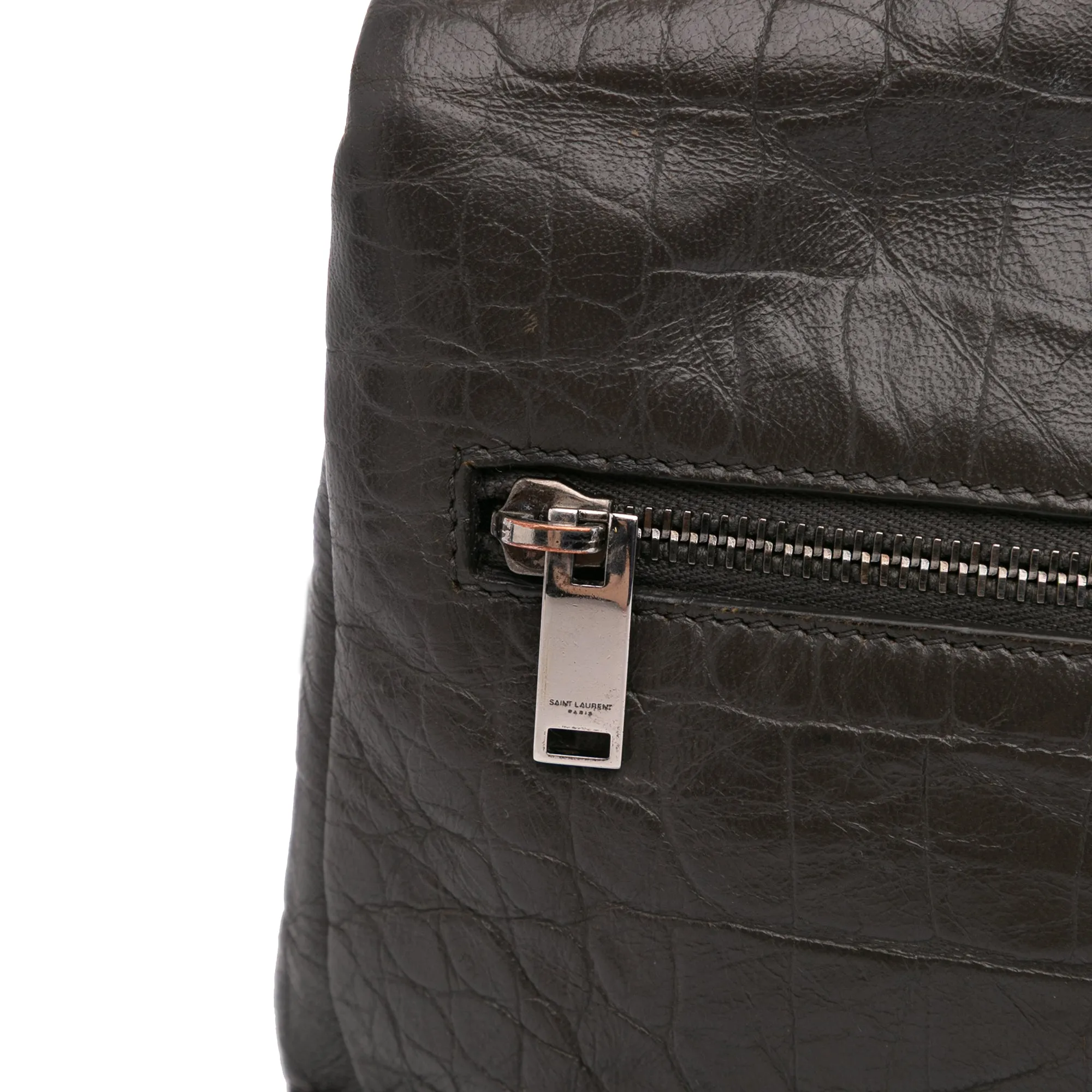 Medium Croc Embossed Calfskin Monogram West Hollywood Crossbody