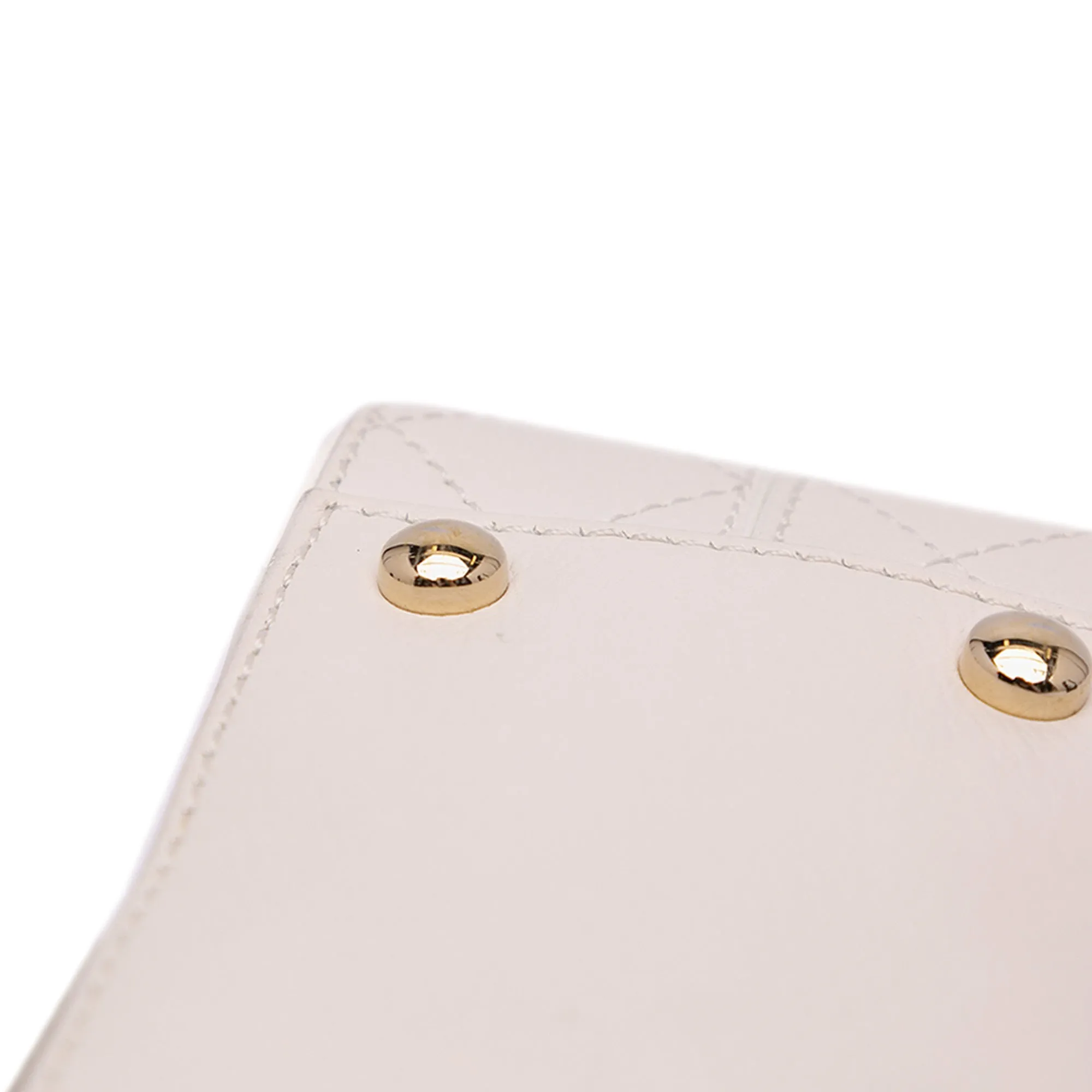 Medium Stitched Calfskin Covered CC Flap