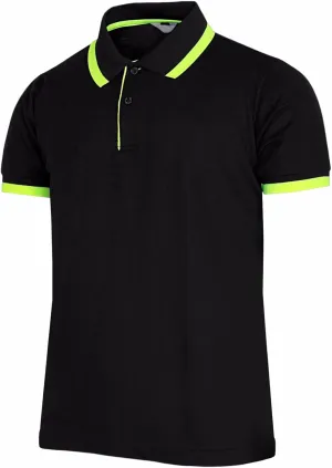 Men's Pique Polo Shirts Short Sleeve Fluorescent Point Polo Shirt