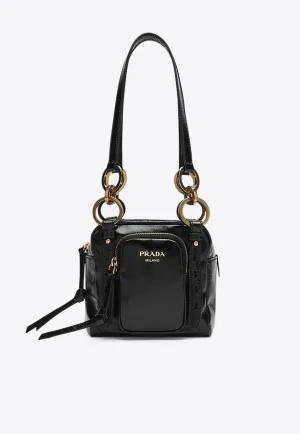 Mini Dangle Calf Leather Shoulder Bag