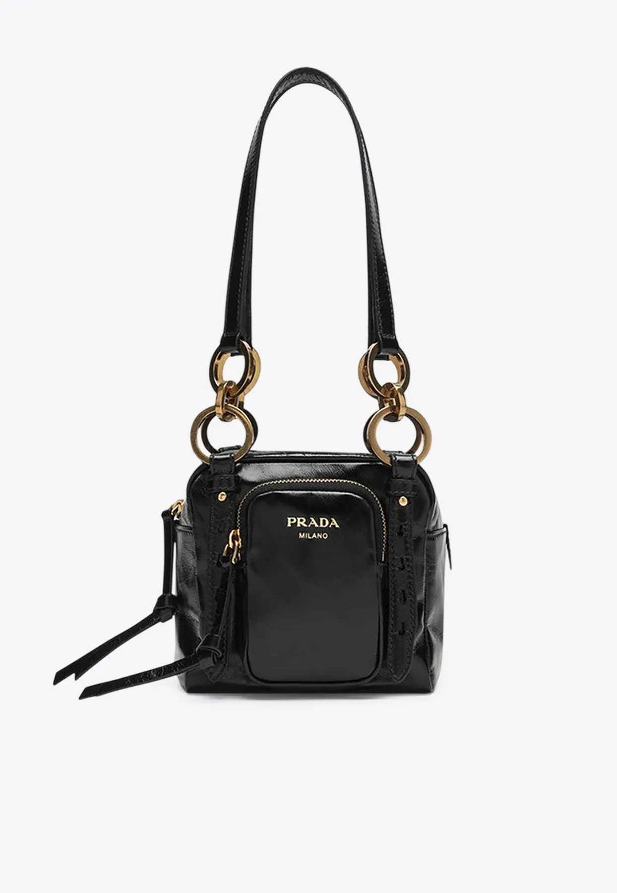 Mini Dangle Calf Leather Shoulder Bag