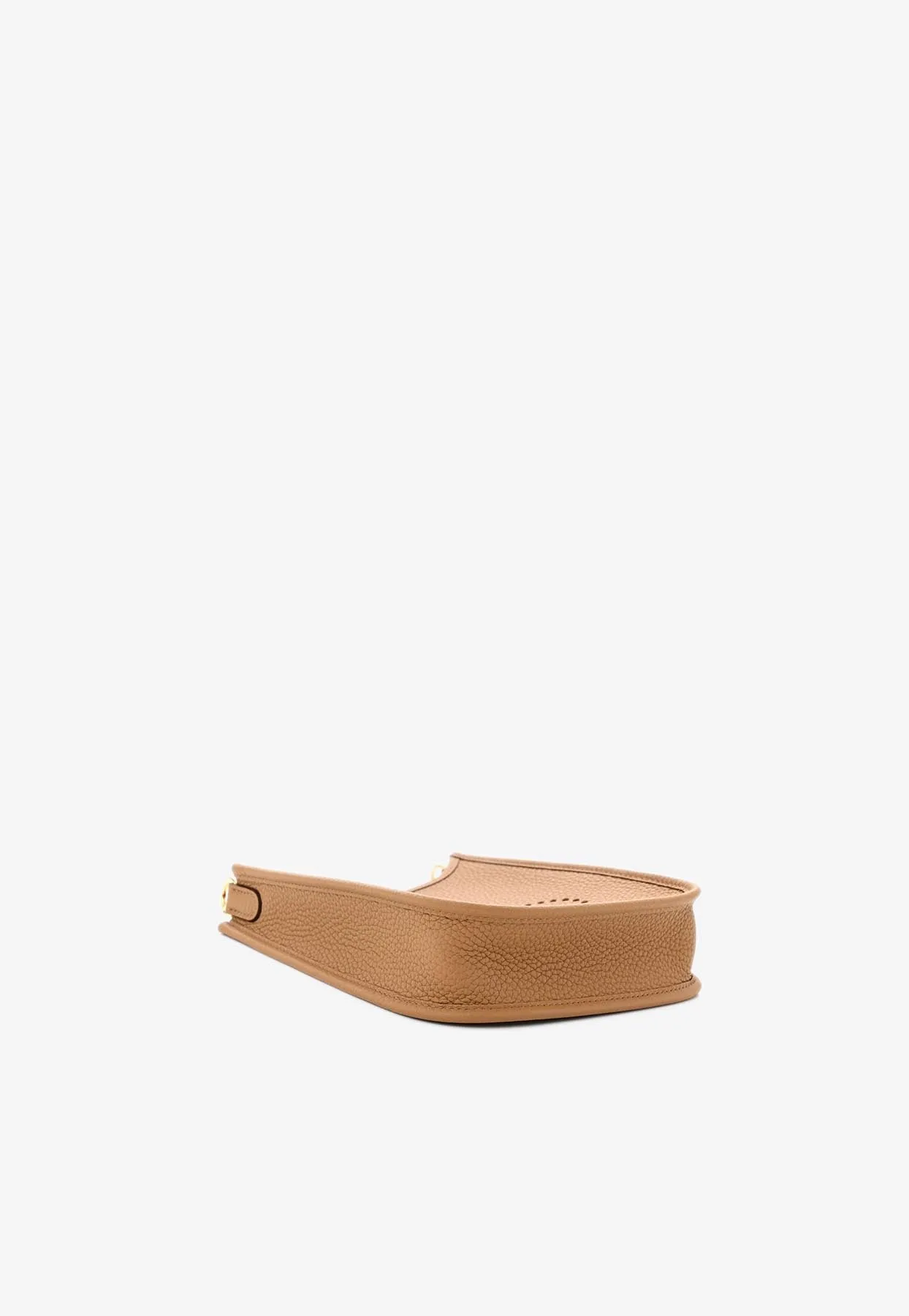 Mini Evelyne 16 Amazone in Biscuit Taurillon Clemence with Gold Hardware