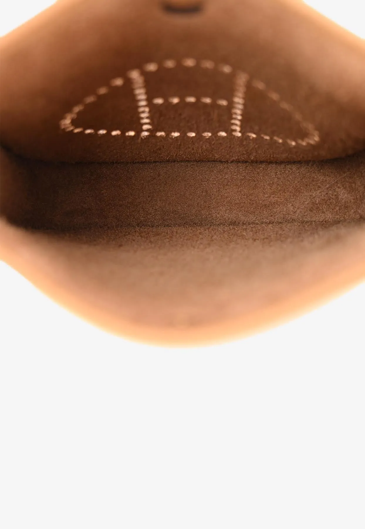 Mini Evelyne 16 Amazone in Biscuit Taurillon Clemence with Gold Hardware