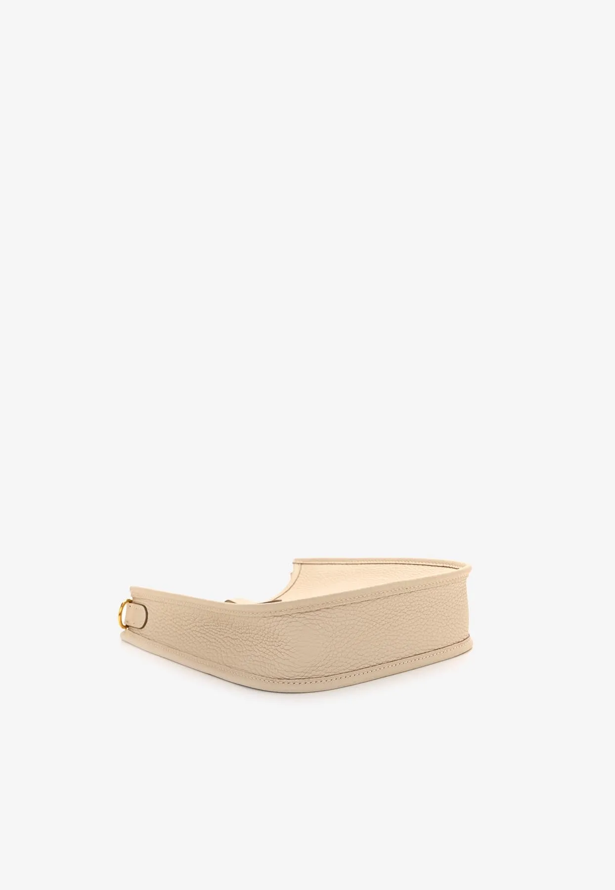 Mini Evelyne 16 in Craie Taurillon Clemence with Gold Hardware
