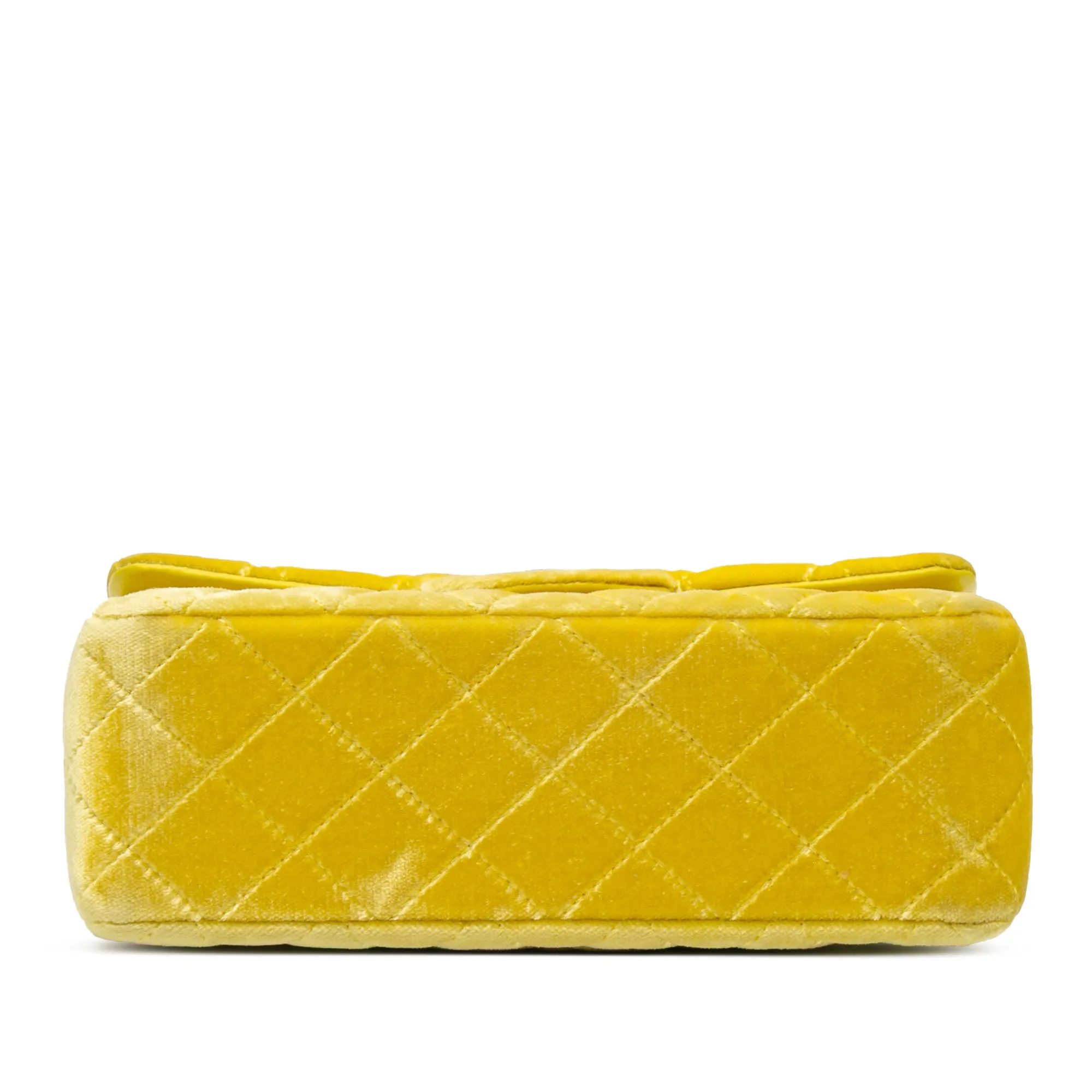 Mini Rectangular Classic Velvet Single Flap