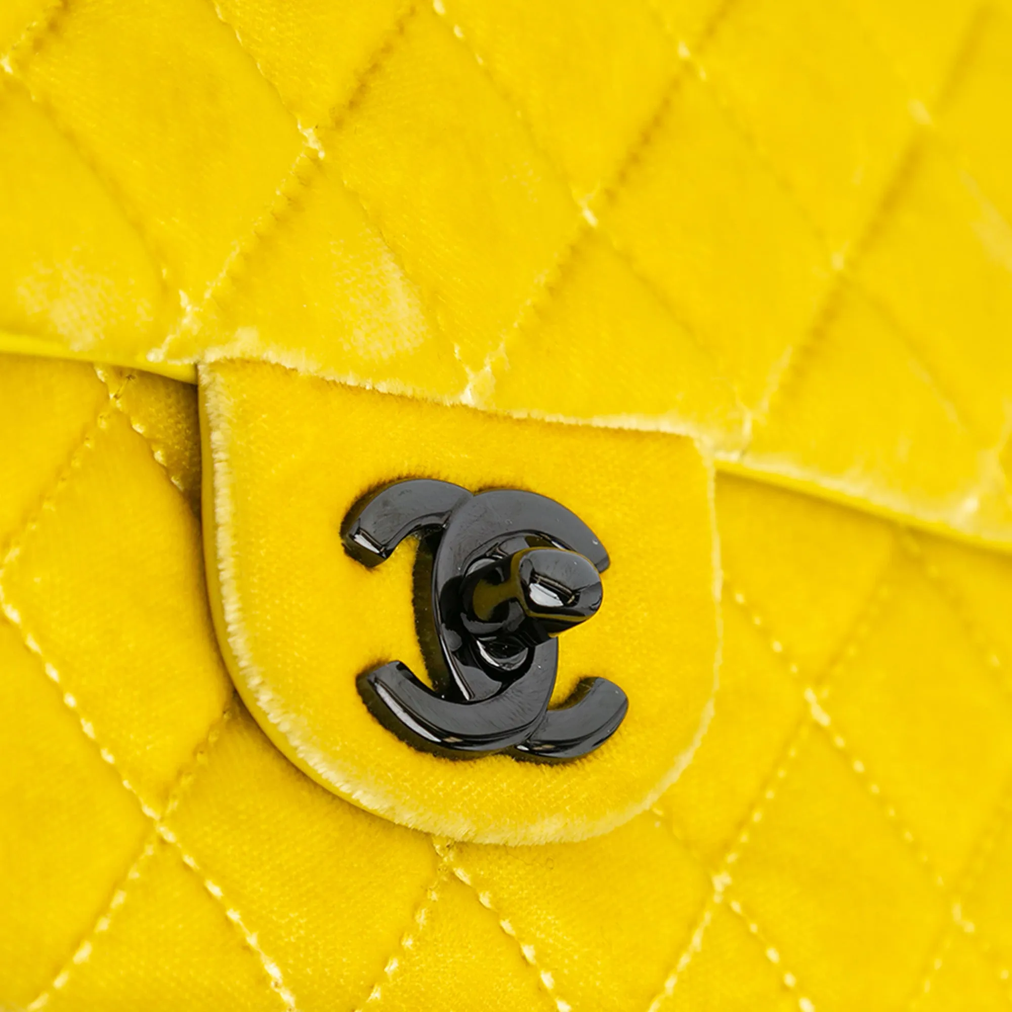 Mini Rectangular Classic Velvet Single Flap