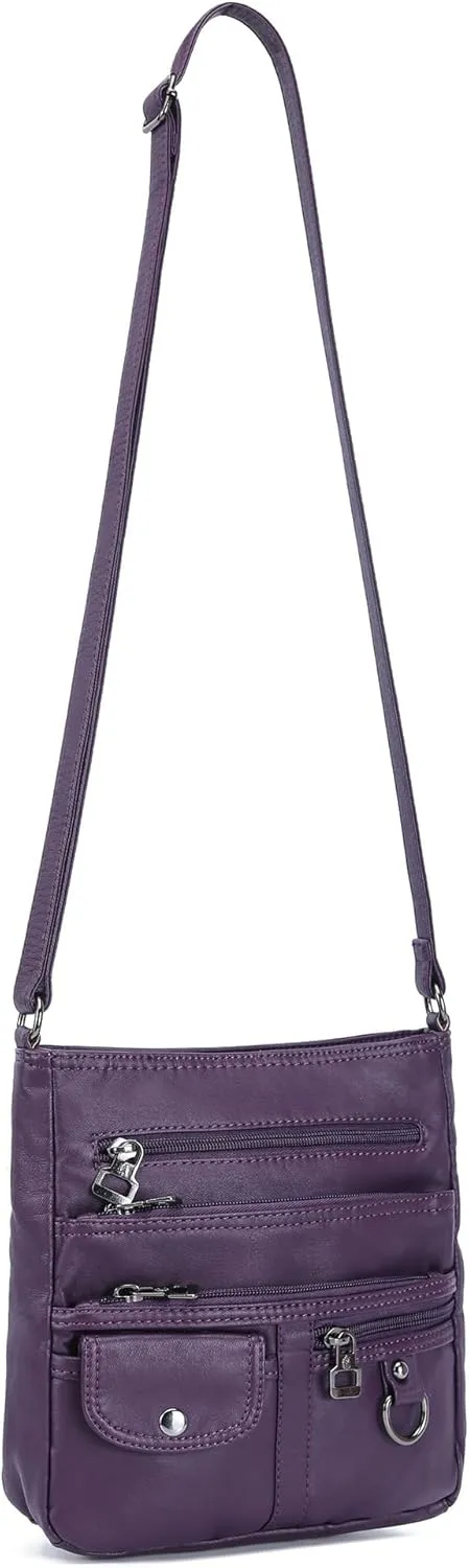 MINICAT Small Crossbody Purse Soft Synthetic Leather Crossbody Bags for Women