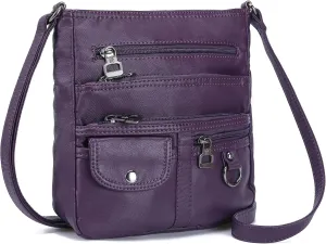 MINICAT Small Crossbody Purse Soft Synthetic Leather Crossbody Bags for Women