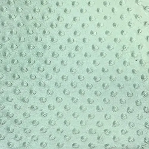 Minky Dimple Dot Soft Cuddle Fabric (Asparagus, 1 Yard)