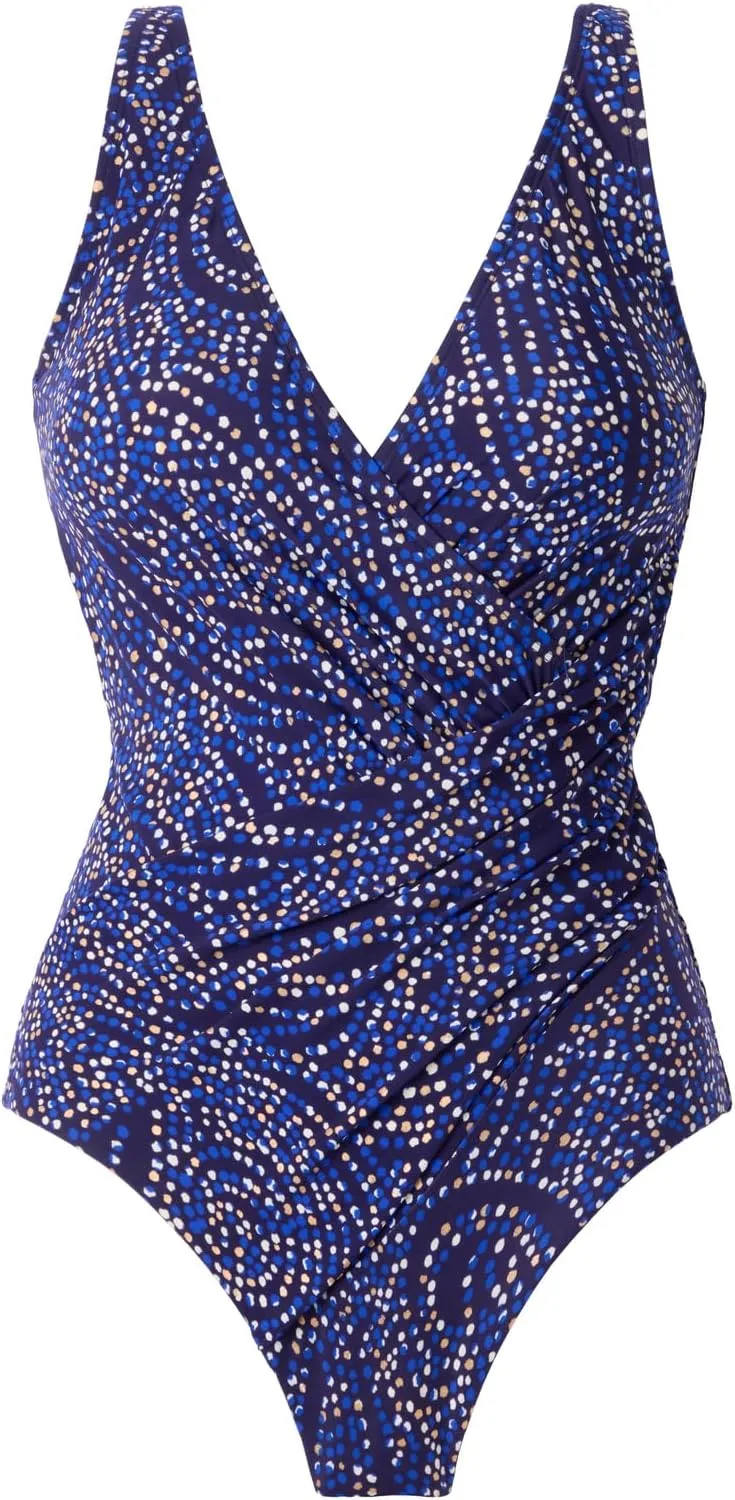 Miraclesuit Women's Plus Size Swimwear Must Haves Oceanus One Piece Swimsuit