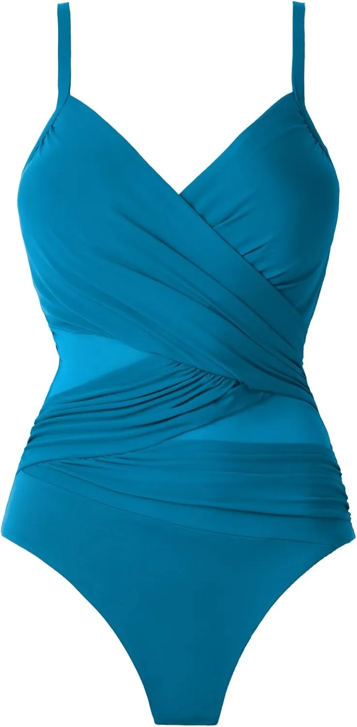 Miraclesuit Women's Swimwear Network Mystique Underwire Tummy Control One Piece Swimsuit