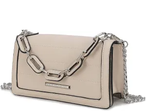 MKF Crossbody Bags for Women – PU Leather Pocketbook Handbag – Medium Side Messenger Purse, Shoulder Strap