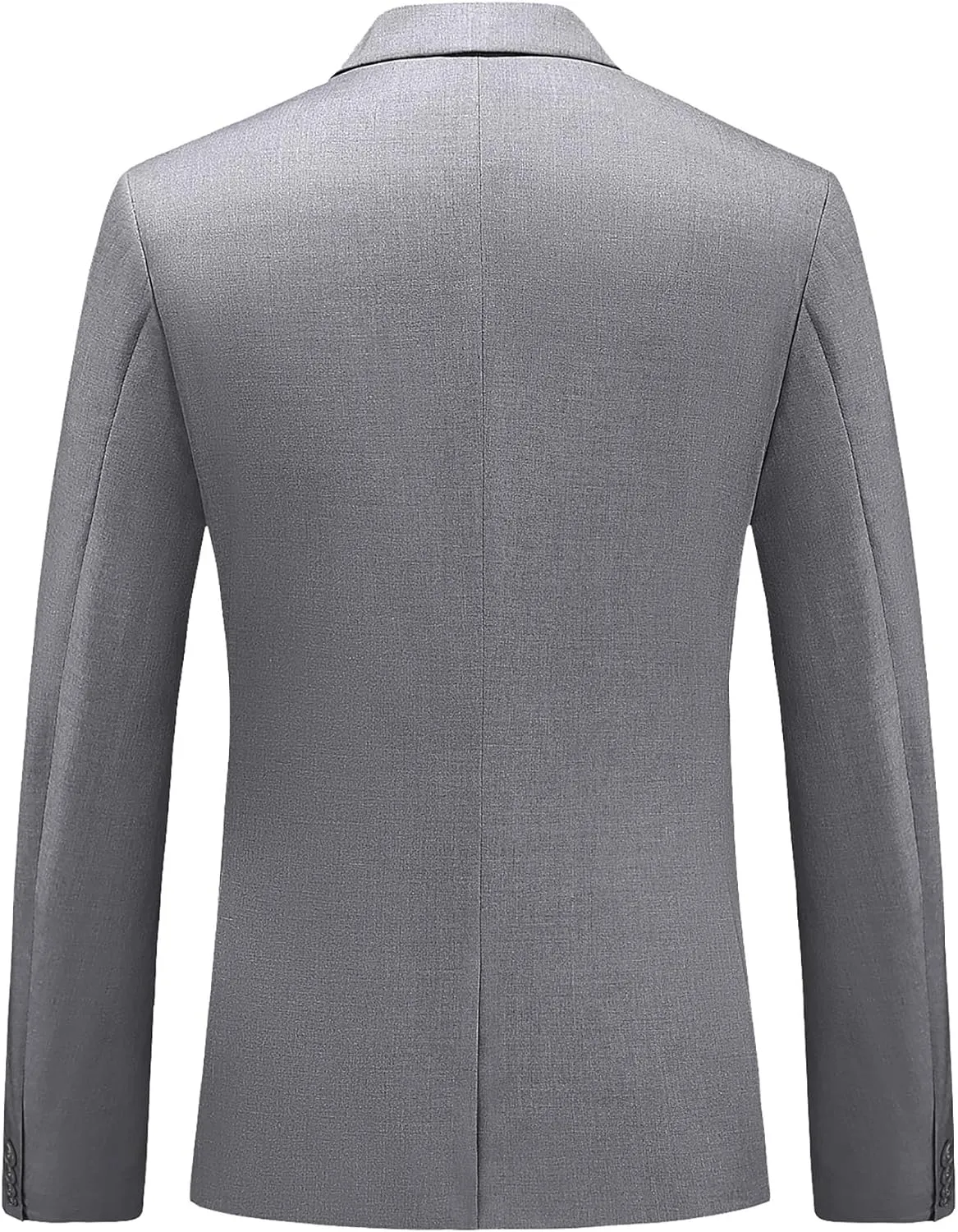 MOGU Mens 3 Piece Suit Slim Fit Pure Color Tuxedos for Wedding Prom