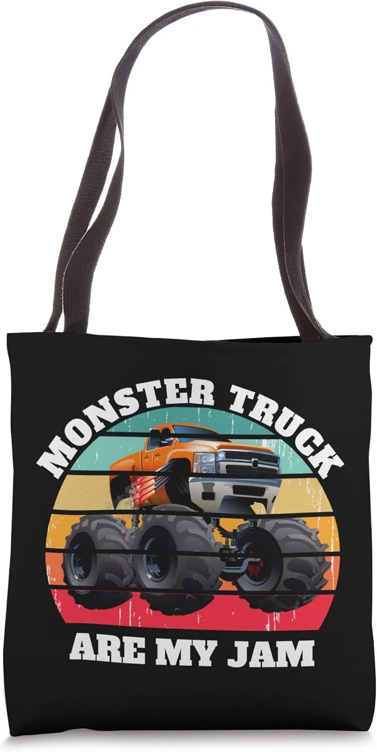 Monster Truck Are My Jam Tote Bag