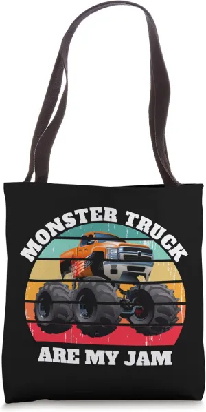 Monster Truck Are My Jam Tote Bag