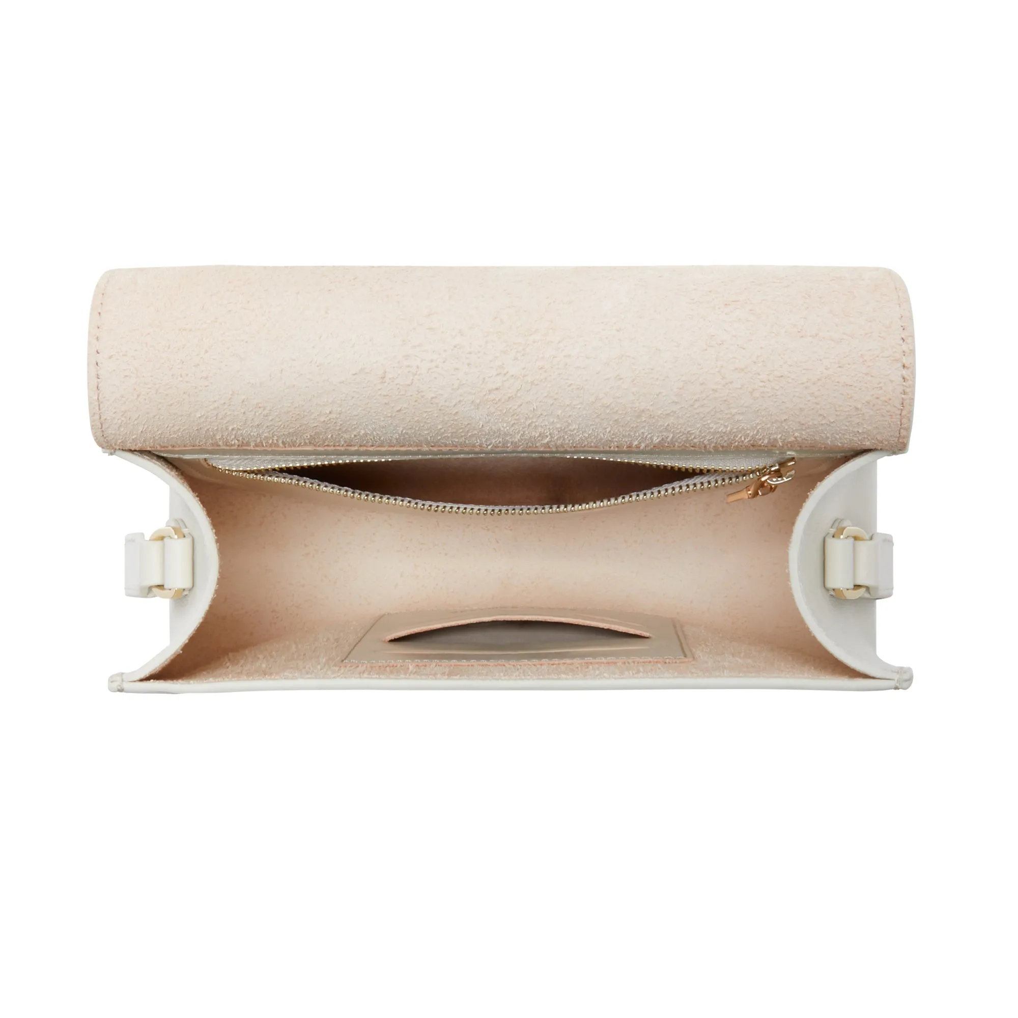 Montmartre Madelon cream vegetable tanned leather crossbody bag