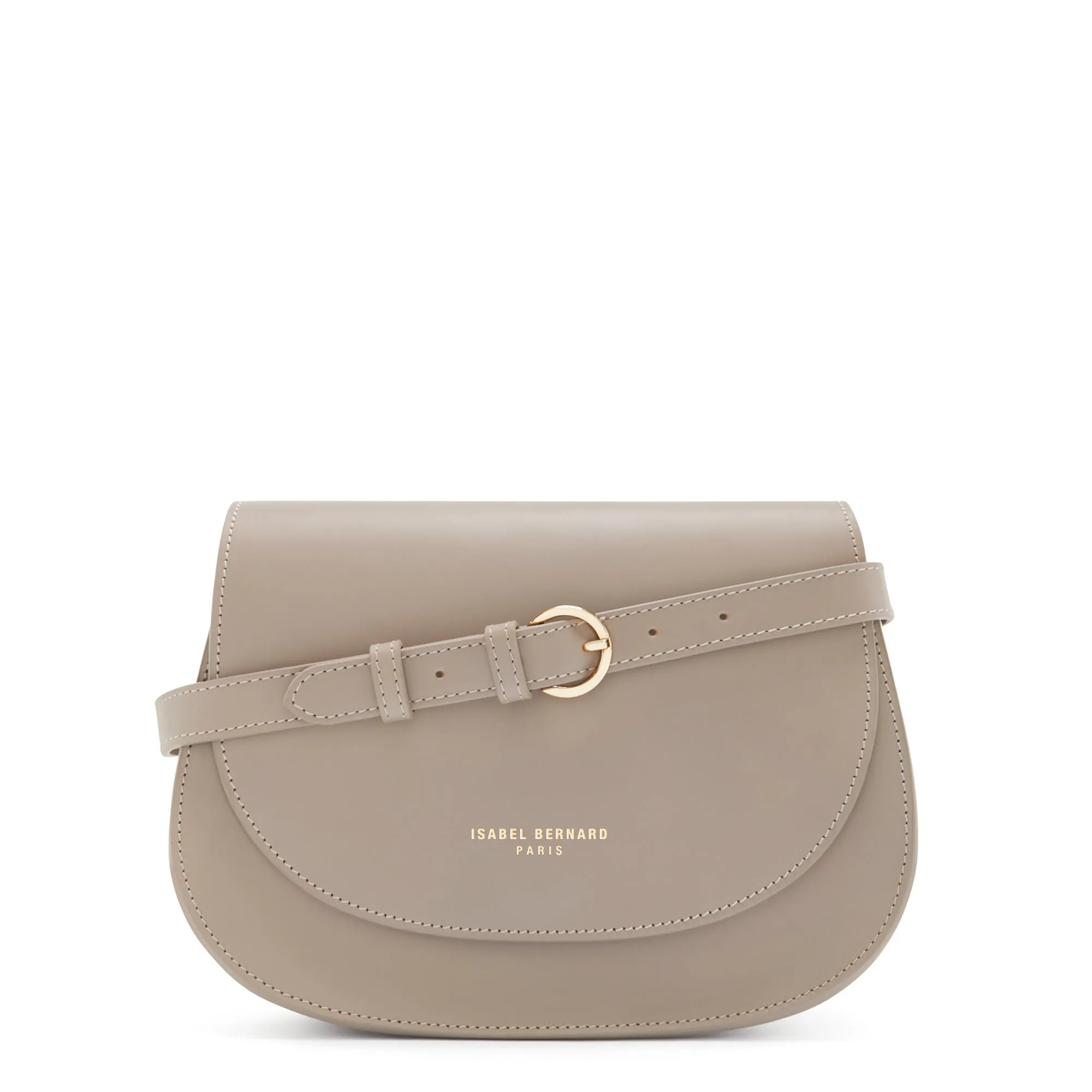 Montmartre Madelon taupe vegetable tanned leather crossbody bag