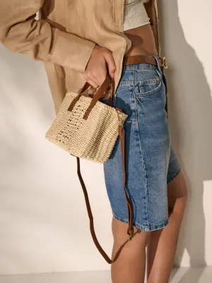 [MOQ*2] Piccolo Petit Straw Bag in Beige