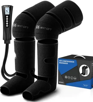 Mother's Day & Father's Day Gifts for Mom & Dad from Daughter or Son, Air Compression Foot & Leg Massager with Heat - Relief for Varicose Veins & Muscle Fatigue - Ideal Christmas Gift for Men & Women