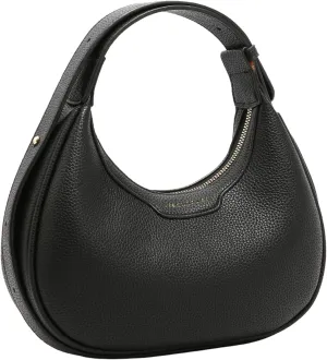 MYHOZEE Crescent Shoulder Bag for Women Leather Crossbody Hobo Purse Adjustable Strap Clutch Handbag