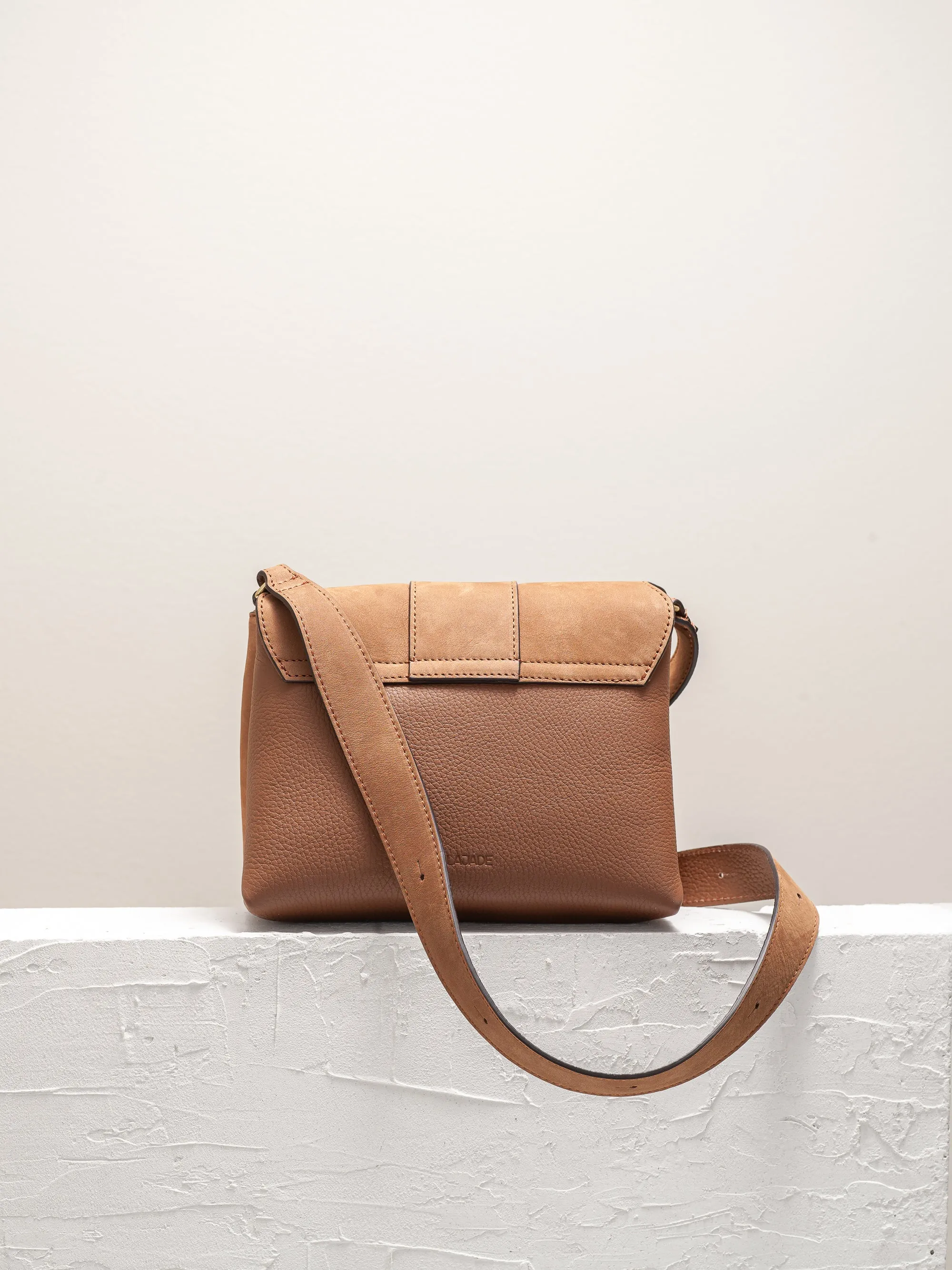 NAMI MINI Almond Nubuck Crossbody bag