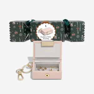 Nano Jewellery Box Keyring Gift Wrapped - Blush