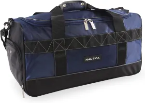 NAUTICA Sport Duffel, Navy Blue, 22"