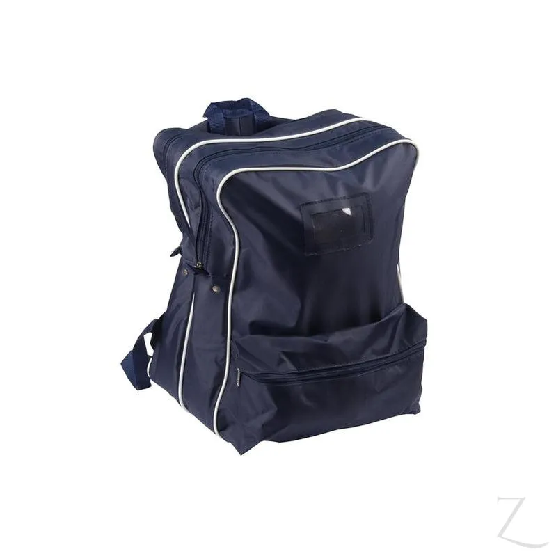 Navy/White Senior Backpack Bag