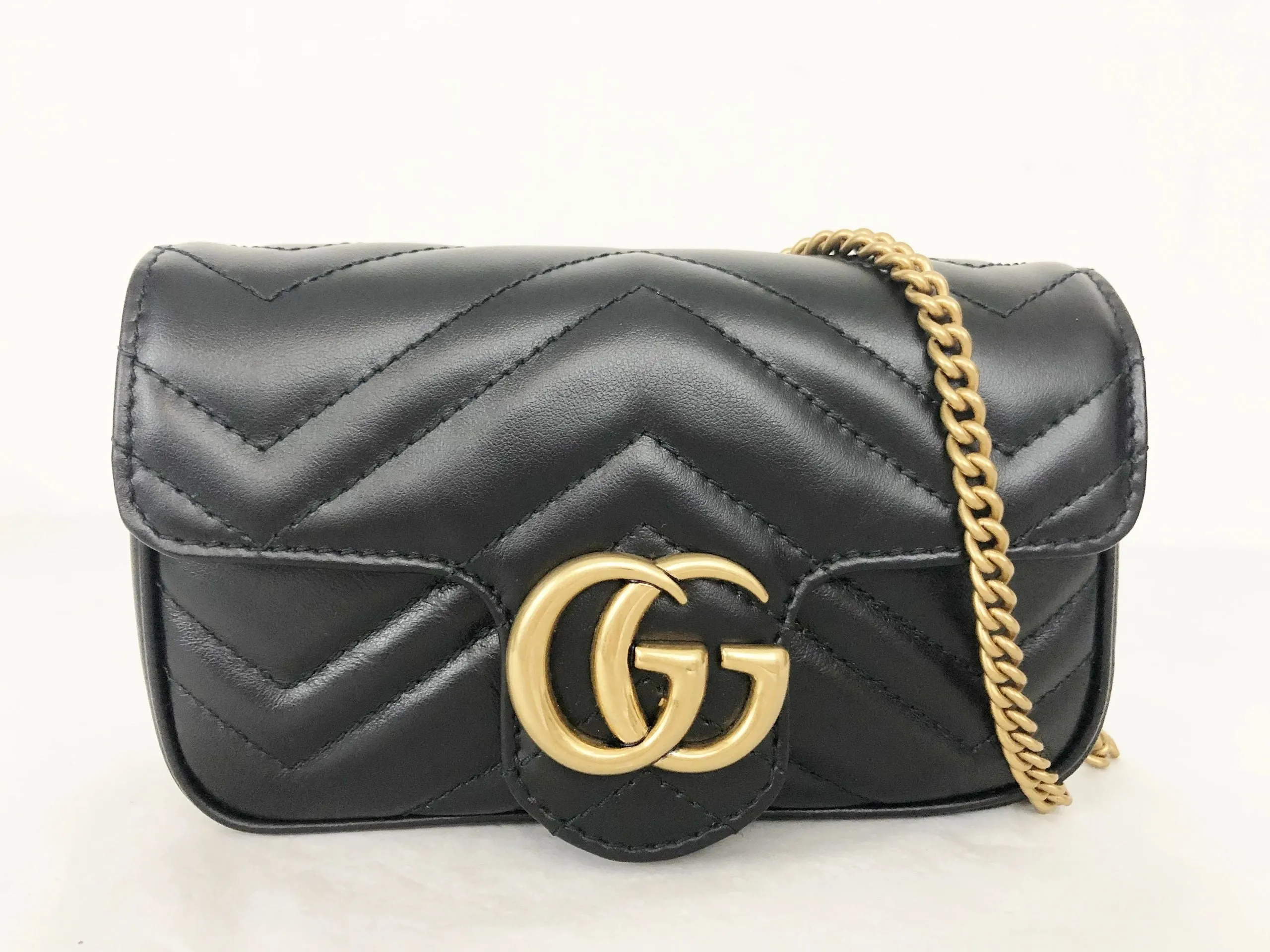 NEW Gucci Super Gg Marmont Crossbody Bag