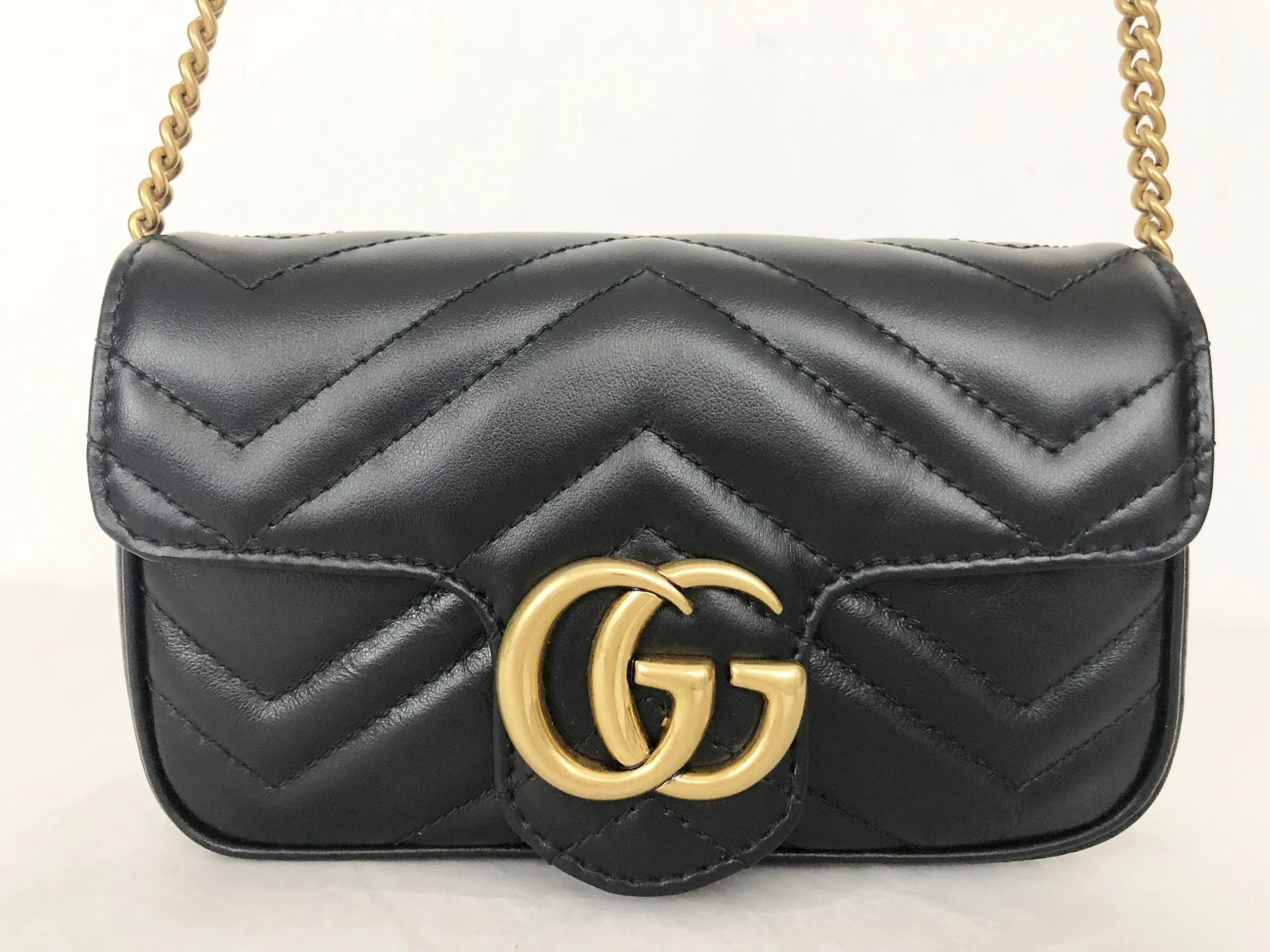 NEW Gucci Super Gg Marmont Crossbody Bag