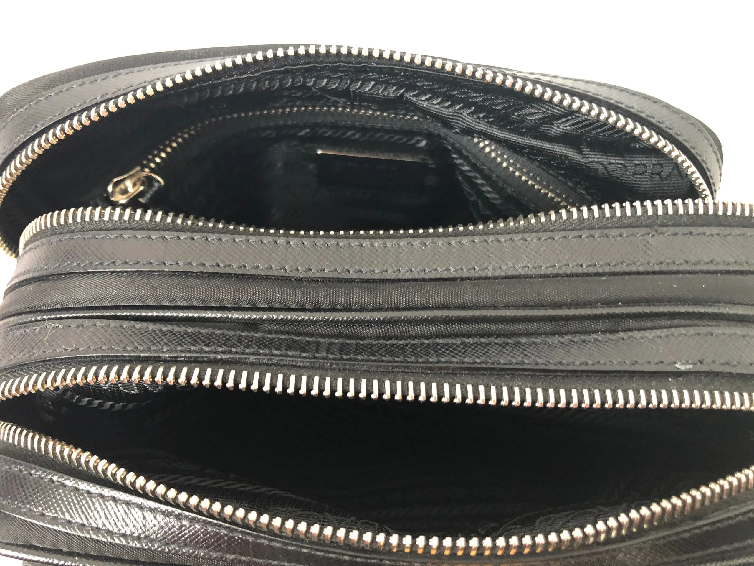 NEW Prada Vela Vintage Two Compartment Shoulder Bag
